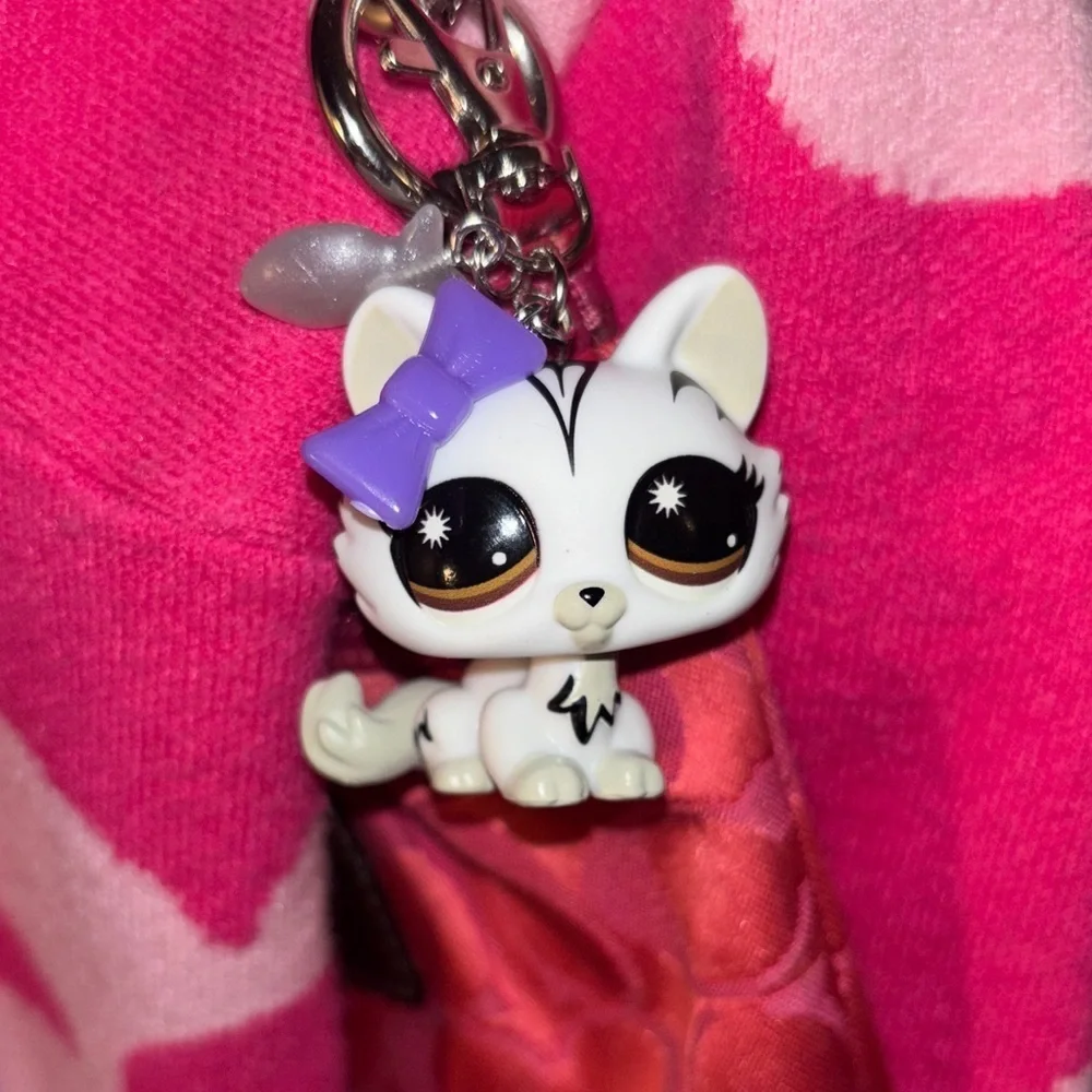 Littlest Pet Shop Keychain – Series 4 Gen 7 Puppy with Bow
